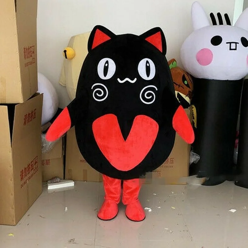 

Halloween Cat Mascot Costume Cosplay Party Dress Outfits Clothing Carnival Adult