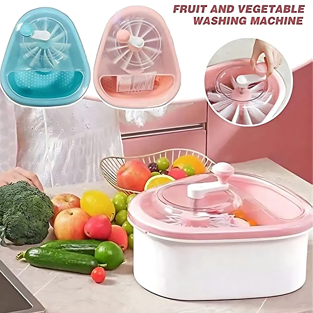 

Large Fruit Washer Spinner Easy To Clean And Maintain Fruit Cleaning With Fruit Washing Bowl