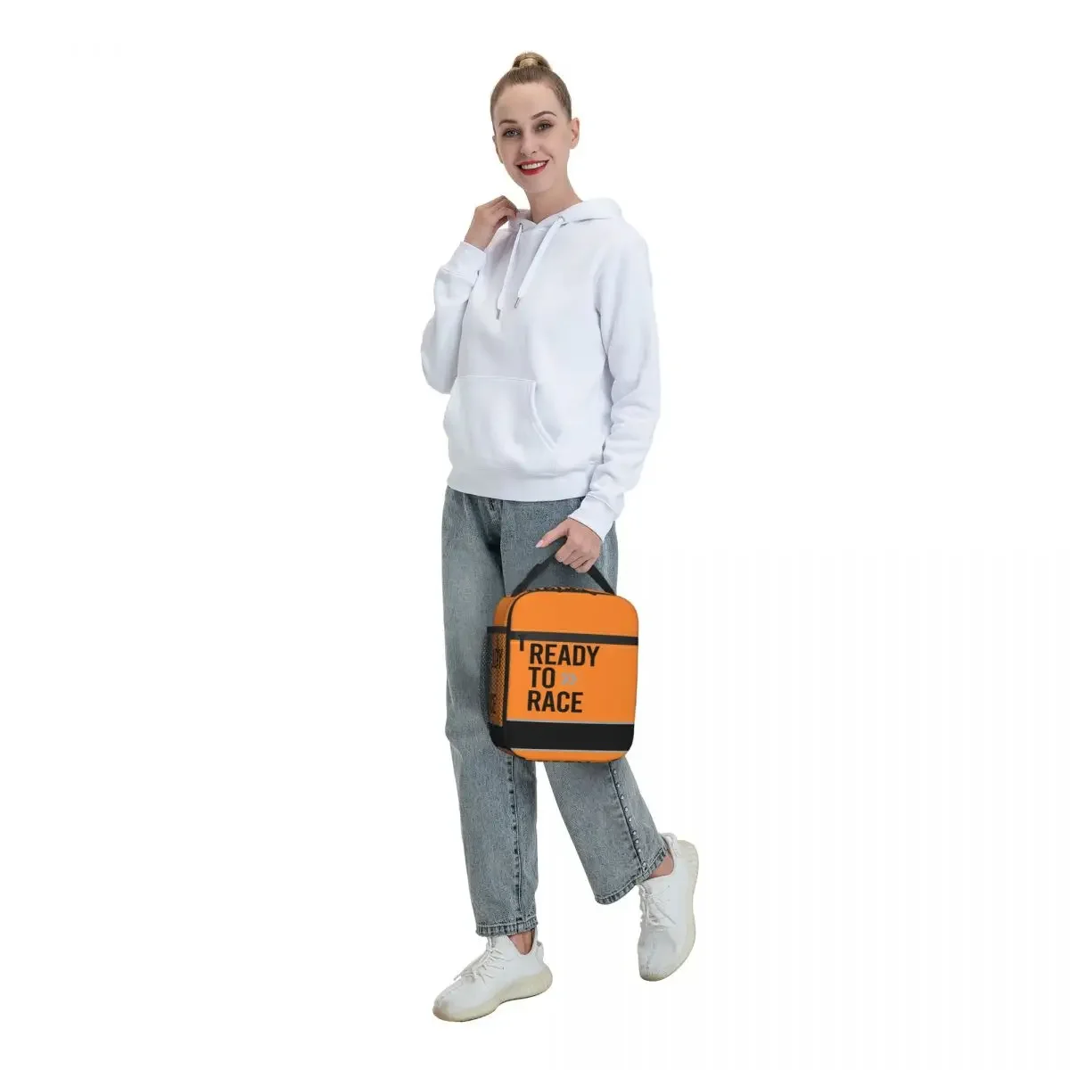 Готовая к гонкам изолированная сумка для ланча сумка-тоут эндуро кросс Мотокросс