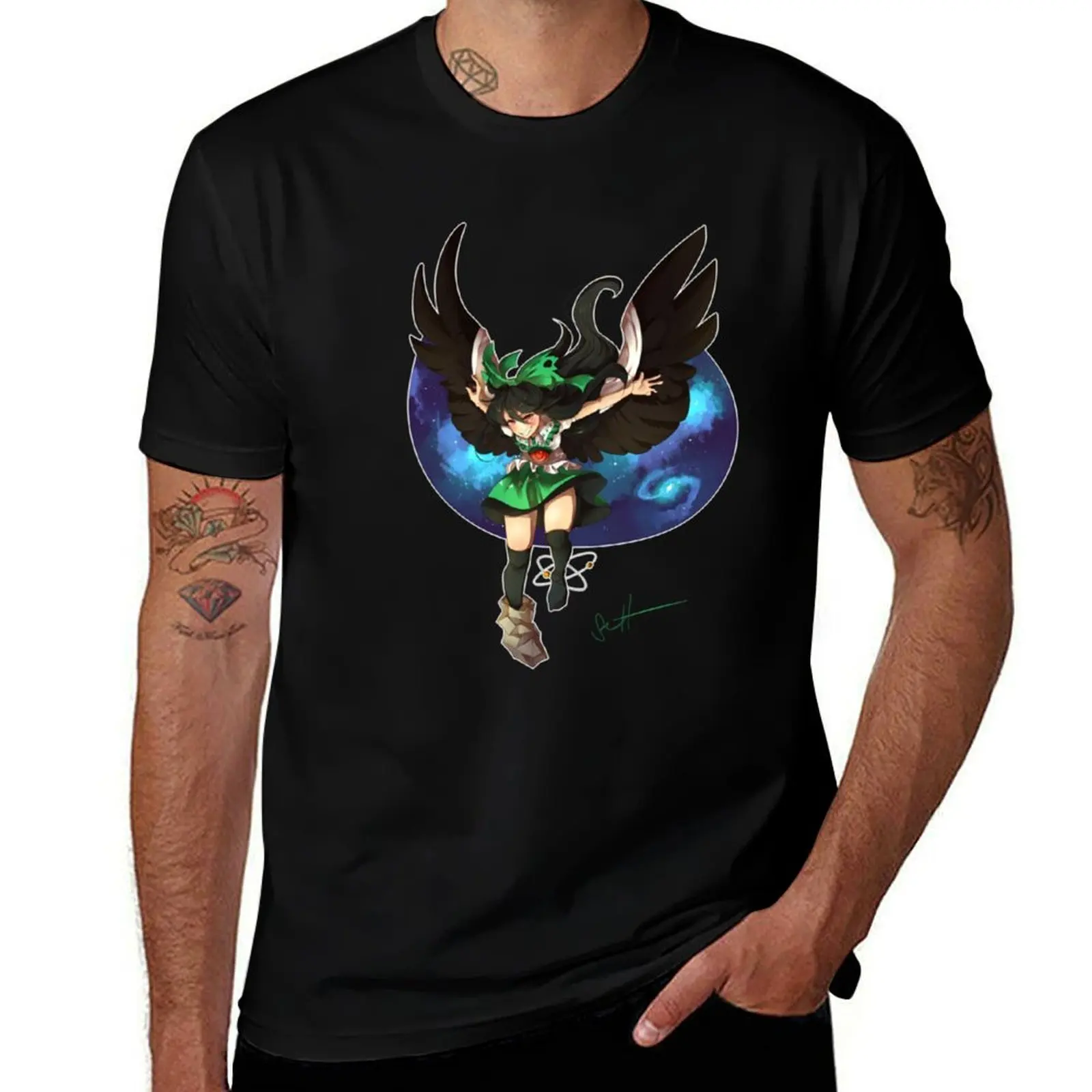 Фото Футболка Utsuho Reiuji Touhou из мягкого прочного хлопка №1
