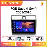 Vtopek 10 1  4G WiFi DSP 2din Android 10 0 Car Radio Multimidia Video Player GPS Navigation For Suzuki Swift 2003-2010 Head Unit