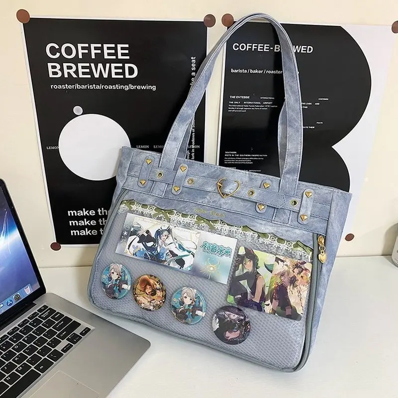 Японская Субкультура панк готика СПАЙС девочка ПУ наплечная болеутоляющая сумка