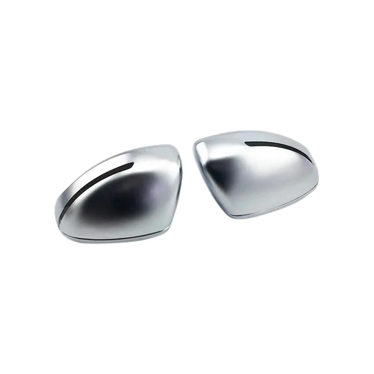 

Matte Silver Car Side Door Rearview Mirror Cover Trim for Audi TT TTS TTRS MK2 8J R8 42 2007-2014