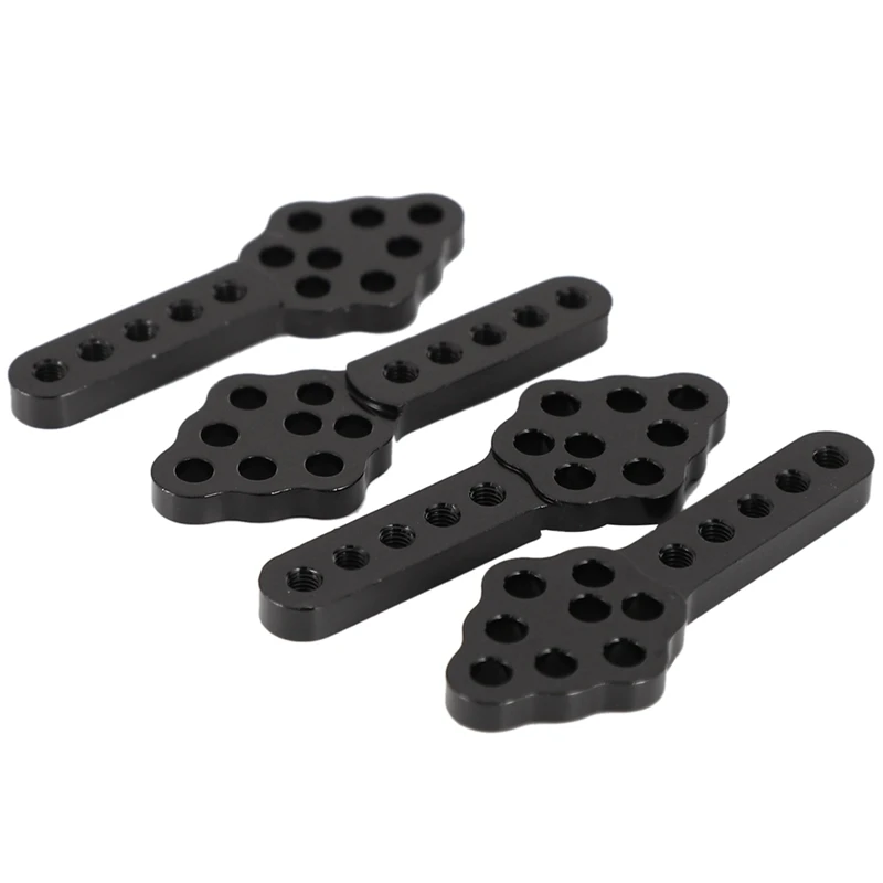 

16Pcs CNC Metal Shock Absorber Mount Adjust Height Angle Stand For RC Crawler Car Axial SCX10 90046 D90 D110,Black