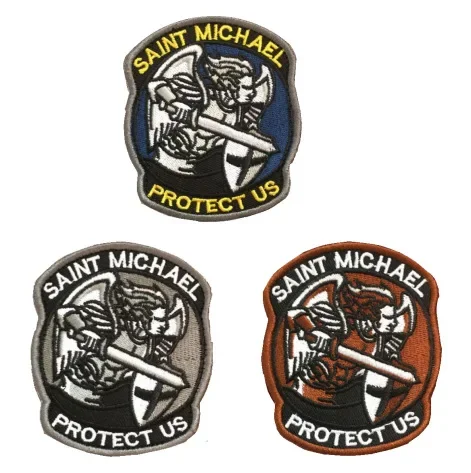 Патч святого Михаила для защиты США искусственная петля религиозная фигурка