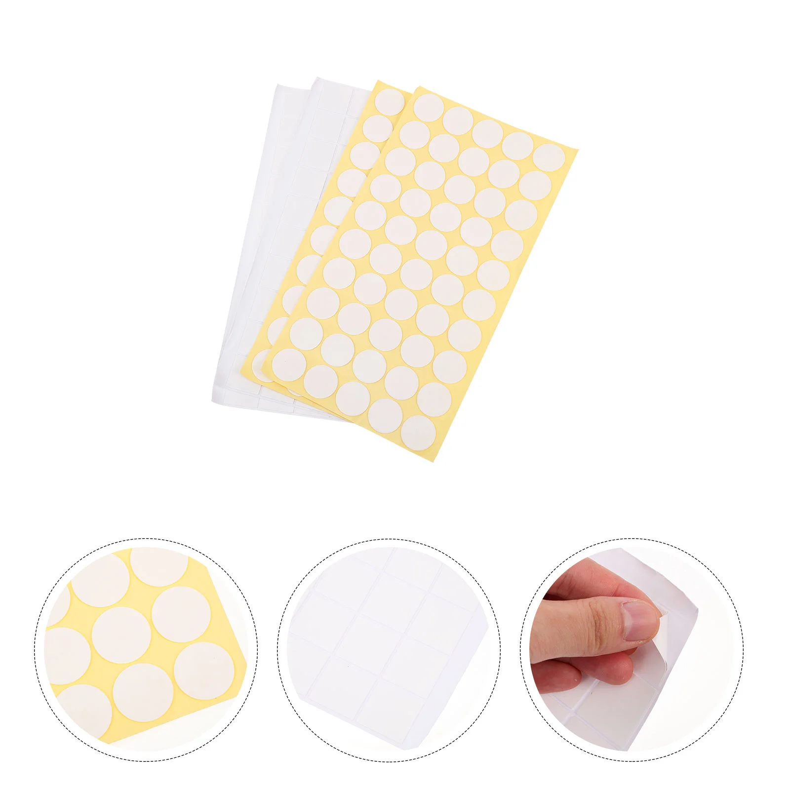 

200Pcs Wall Mounting Adhesive Handicraft Traceless Tape Double Side Sticky Pads