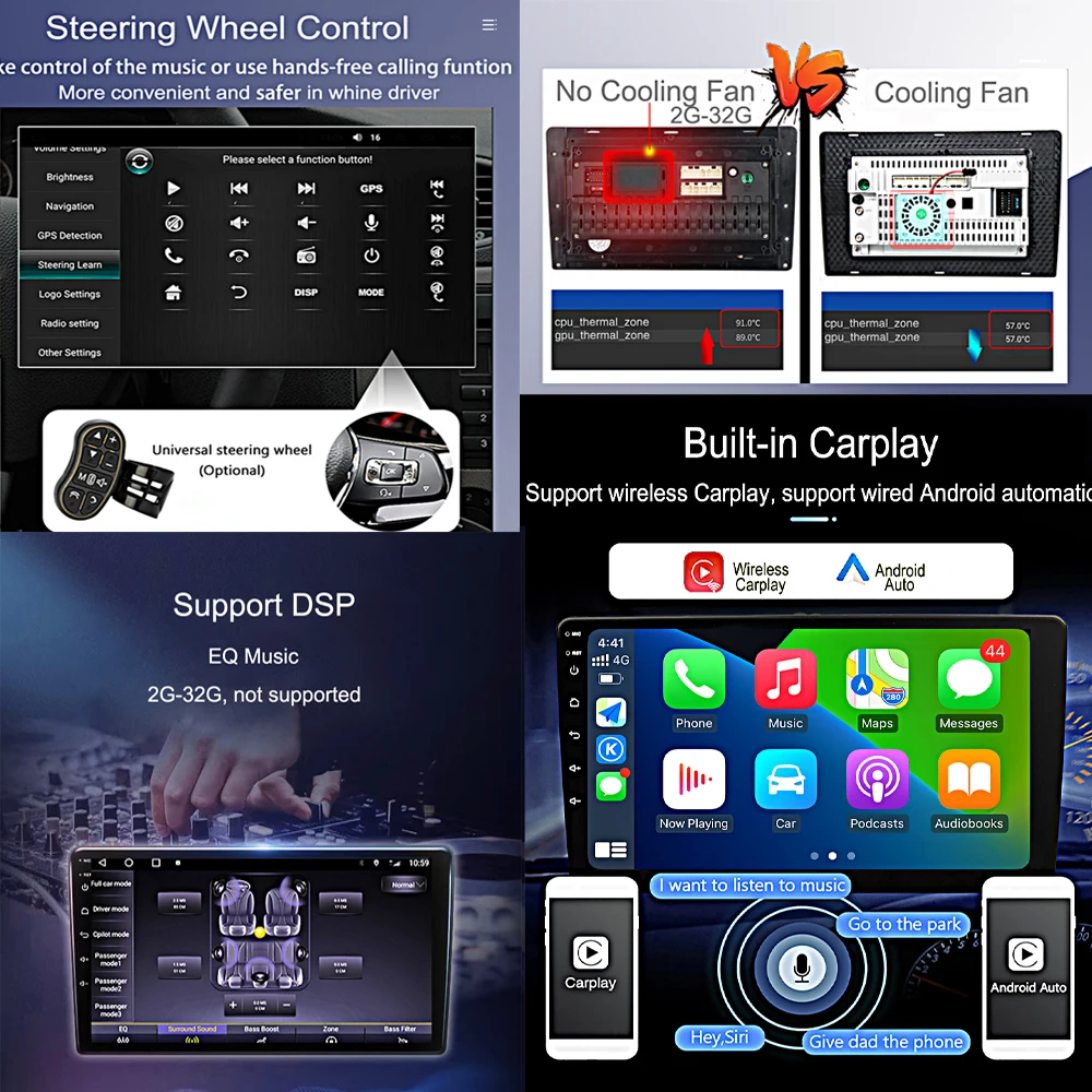 $123.22 Android 11 Auto For Mazda 6 2002- 2008 Car Radio Stereo Multimedia GPS Video Navigation Carplay Bluetooth Mirror Liink Camera