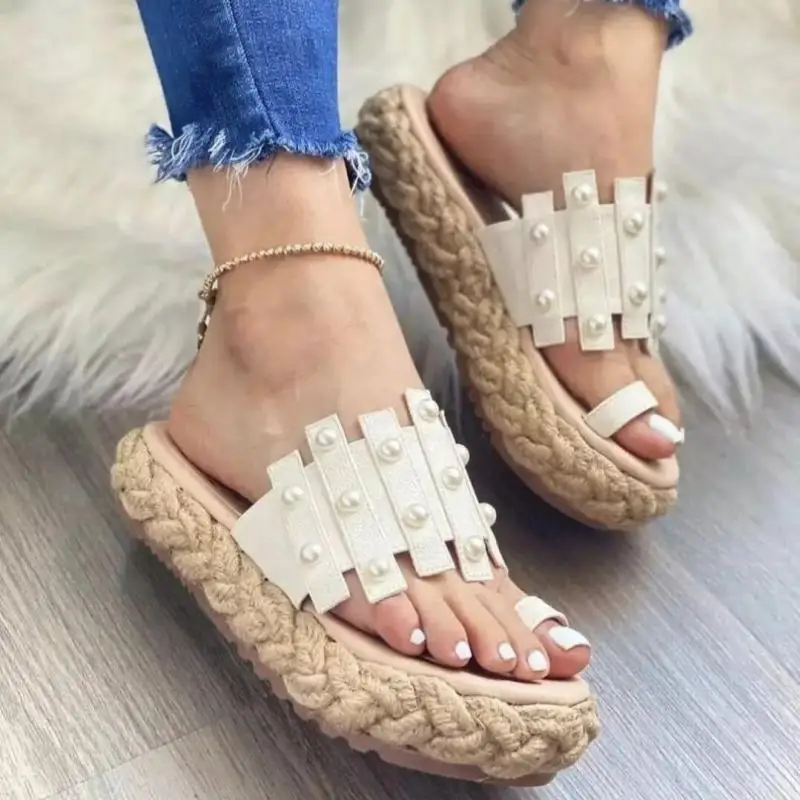 Women's Sandals 2022 Sandals Women's Buckle Strap Platform Women's Shoes Solid Color Sandals Women's Shoes Women's Outdoor Beach