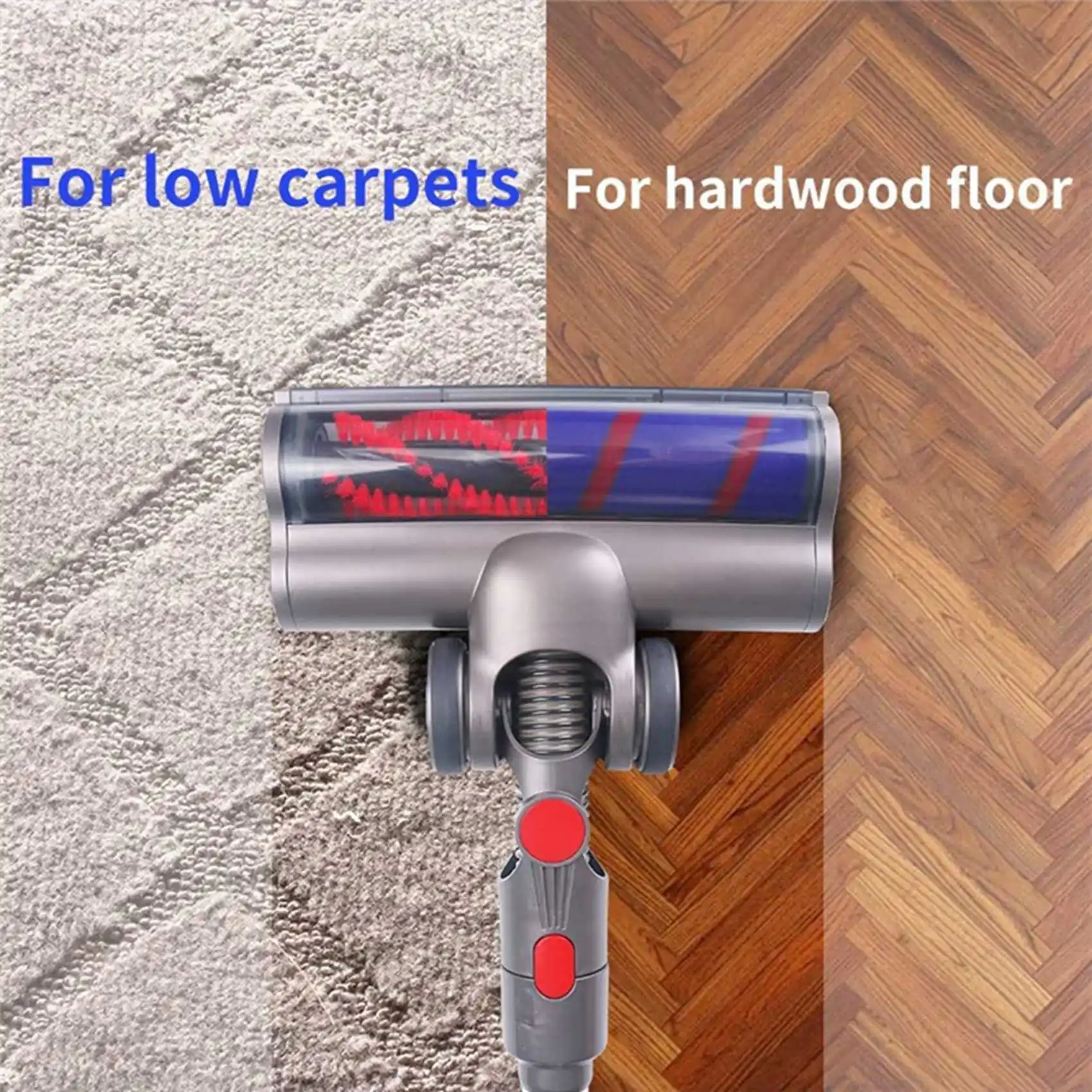 Электрическая щетка для чистки подходит пылесосов Dyson V7 V8 V10 V11 V15 ковров и твердых