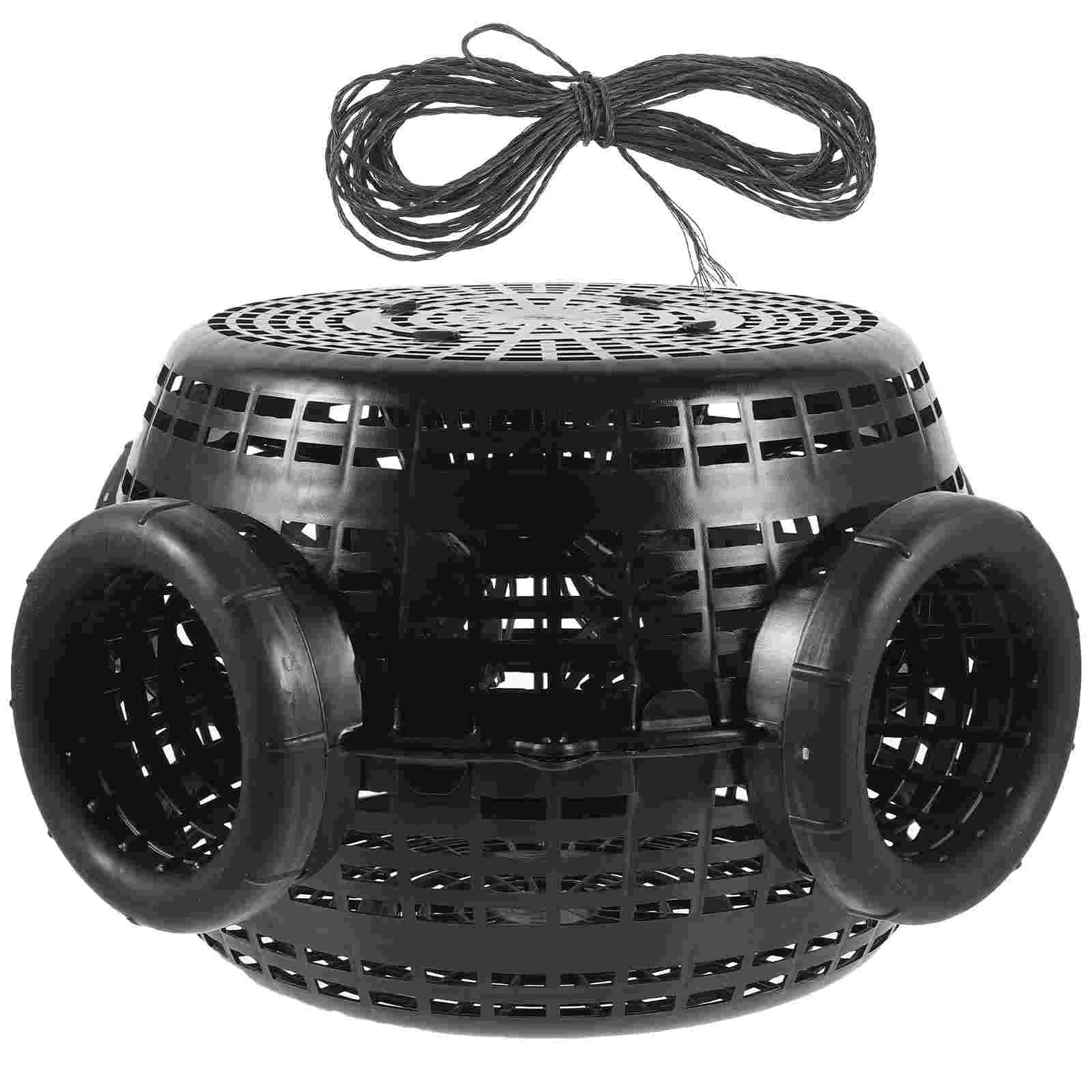 

Cage Plastic Fishing Trap Bait Netting Crawfish Mesh Eel Catcher Reusable Traps
