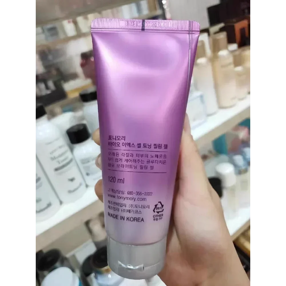 Фото TONYMOLY BIO EX Cell Toning Peeling Gel 120 мл Отшелушивающий гель для осветления и разглаживания кожи, очищения пор, корейское средство для ухода за кожей №5