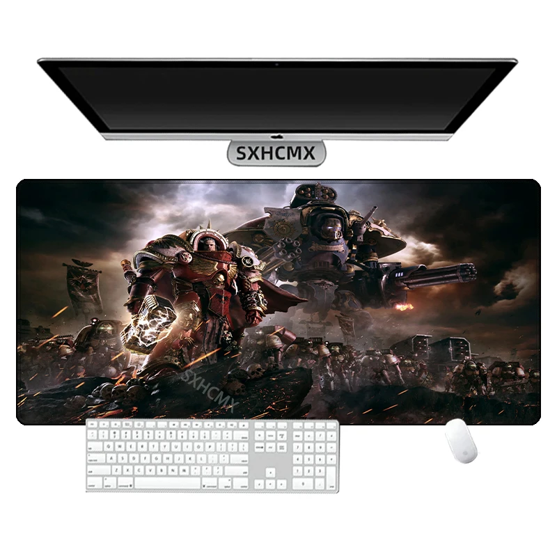 Коврик для мыши XXL 900x400 мм Gamer W-Warhammers 40k Настольный коврик Игровые компьютерные