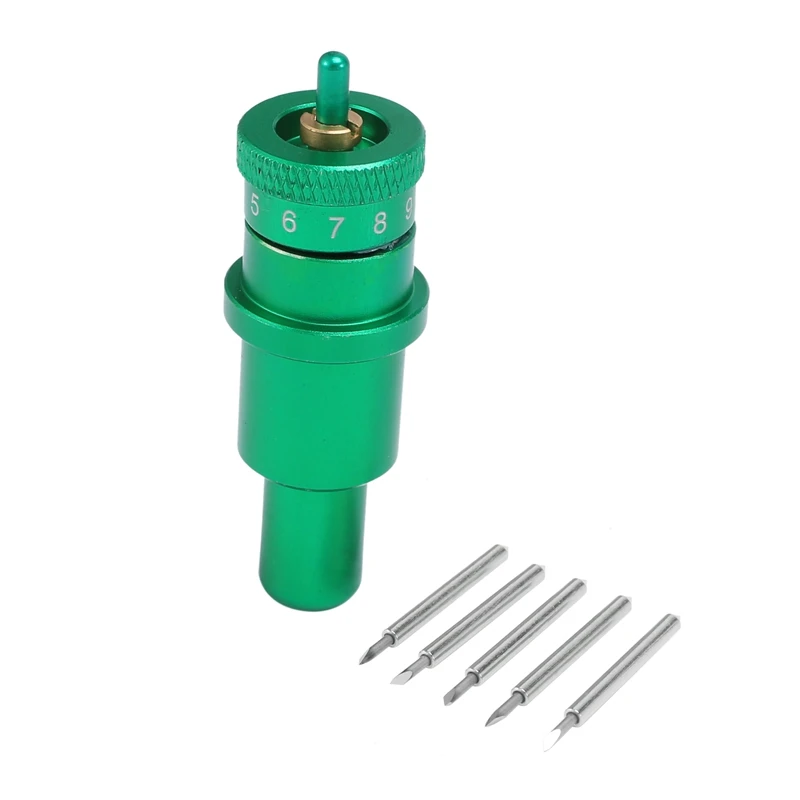 

5Pcs Plotter Blade Vinyl Cutter For Graphtec Silhouette Cameo 4 Plus Pro Portrait 3 And 1Pc Blade Holder