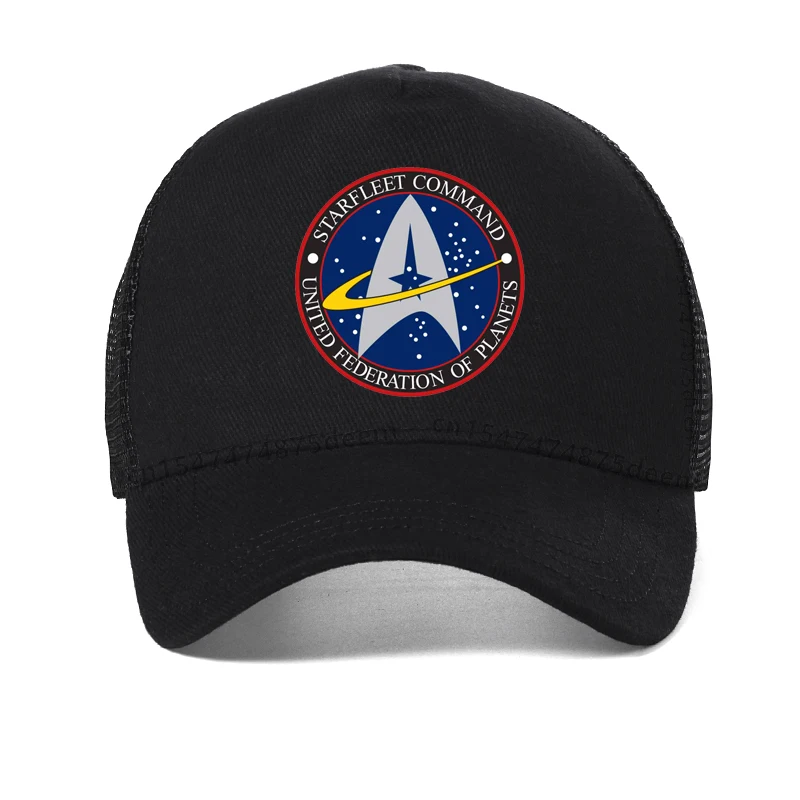 

Star Trek Command Discovery Starfleet men hat Summer mesh cool Snapback hats Bone Garros Male Harajuku Casual New Dad hat
