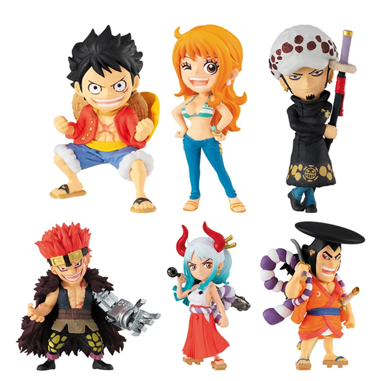 

Японские капсульные игрушки из аниме BANDAI Gachapon, цельная экшн-фигурка дьявола, ореха, фигурки D Luffy