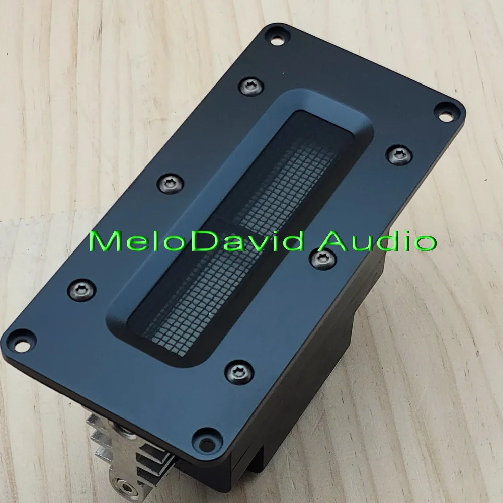 Фото Комплект из 2-х алюминиевых ленточных твитеров MeloDavid RB150NEO с неодимовым магнитом и передней панелью 110 мм №2