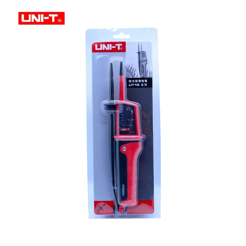 UNI-T UT15B/C AC/DC Ручной тестер напряжения дисплей Вольтметр непрерывного измерения