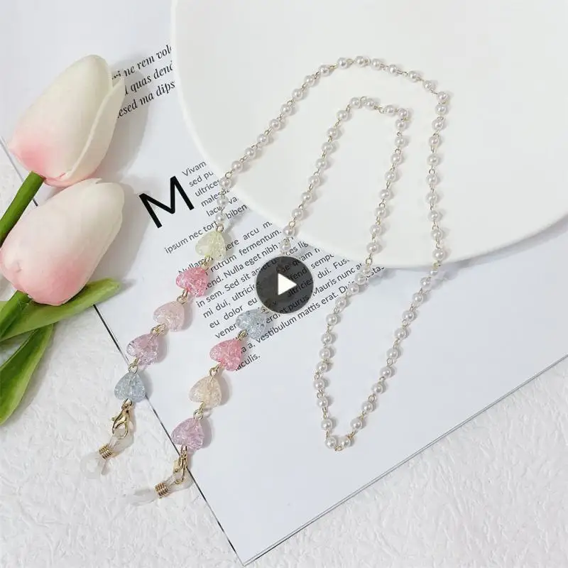 

Accessories Tools Sunglasses Holder Strap Temperament Color Neck Cord Mask Hanging Rope Universal Crystal Love Home Accessories