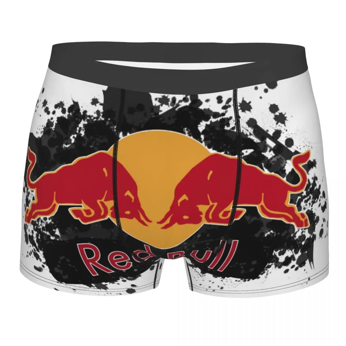 

Модные Красные Боксеры с двойным быком, шорты, трусы, мужские удобные трусы, сексуальное нижнее белье для пар