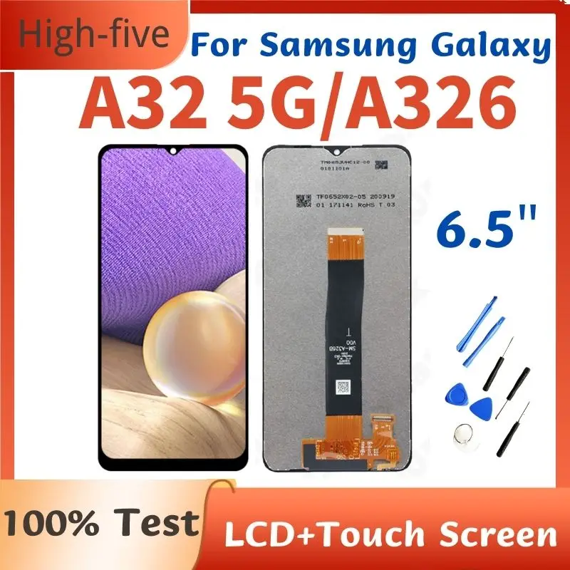 

Original 6.5'' For Samsung A32 5G A326 SM-A326B LCD Display Touch Screen Digitizer Replacement For Samsung Galaxy A32 5G LCD