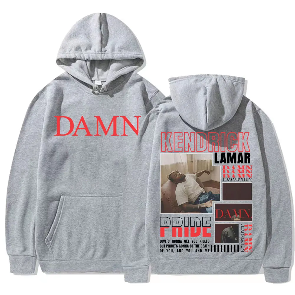 Рэпер Kendrick Lamar Damn, обложка альбома, толстовки с принтом, мужские модные уличные толстовки в стиле хип-хоп, повседневная толстовка большого размера высокого качества (art.: 3920d1b331ee9) - 3920d1b331ee9