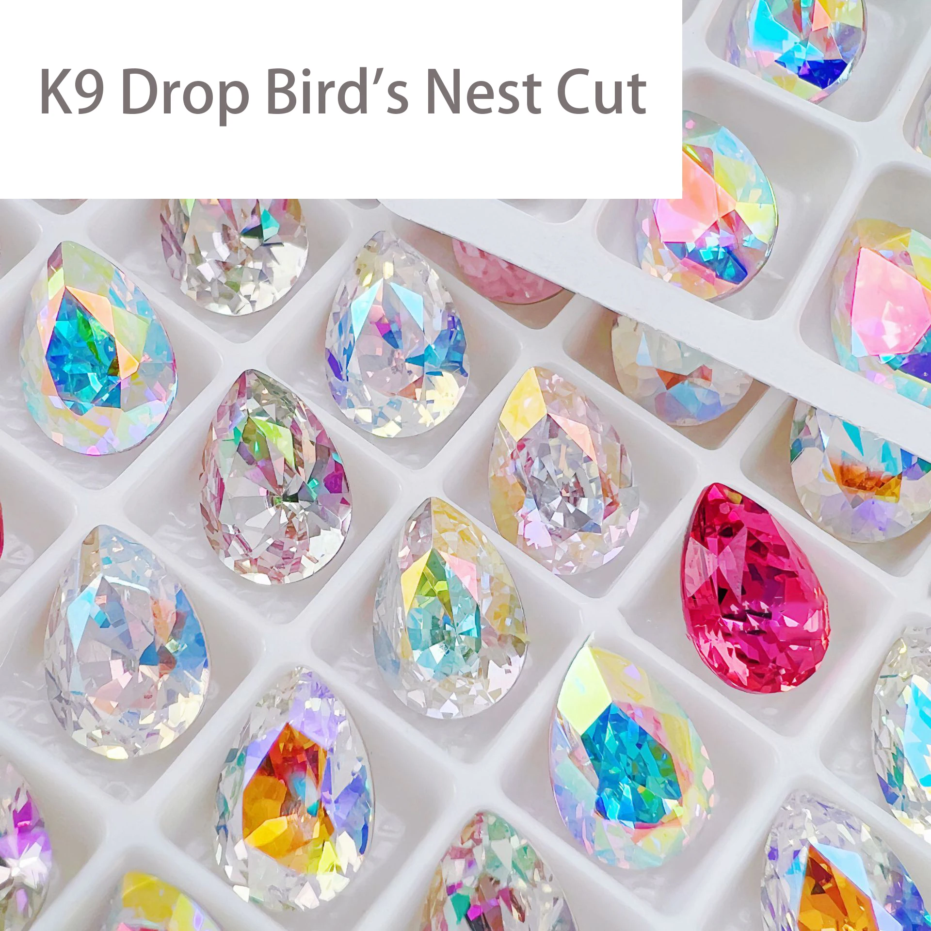 Кристаллы К9 &quotПтичье гнездо&quot набор из 10 штук