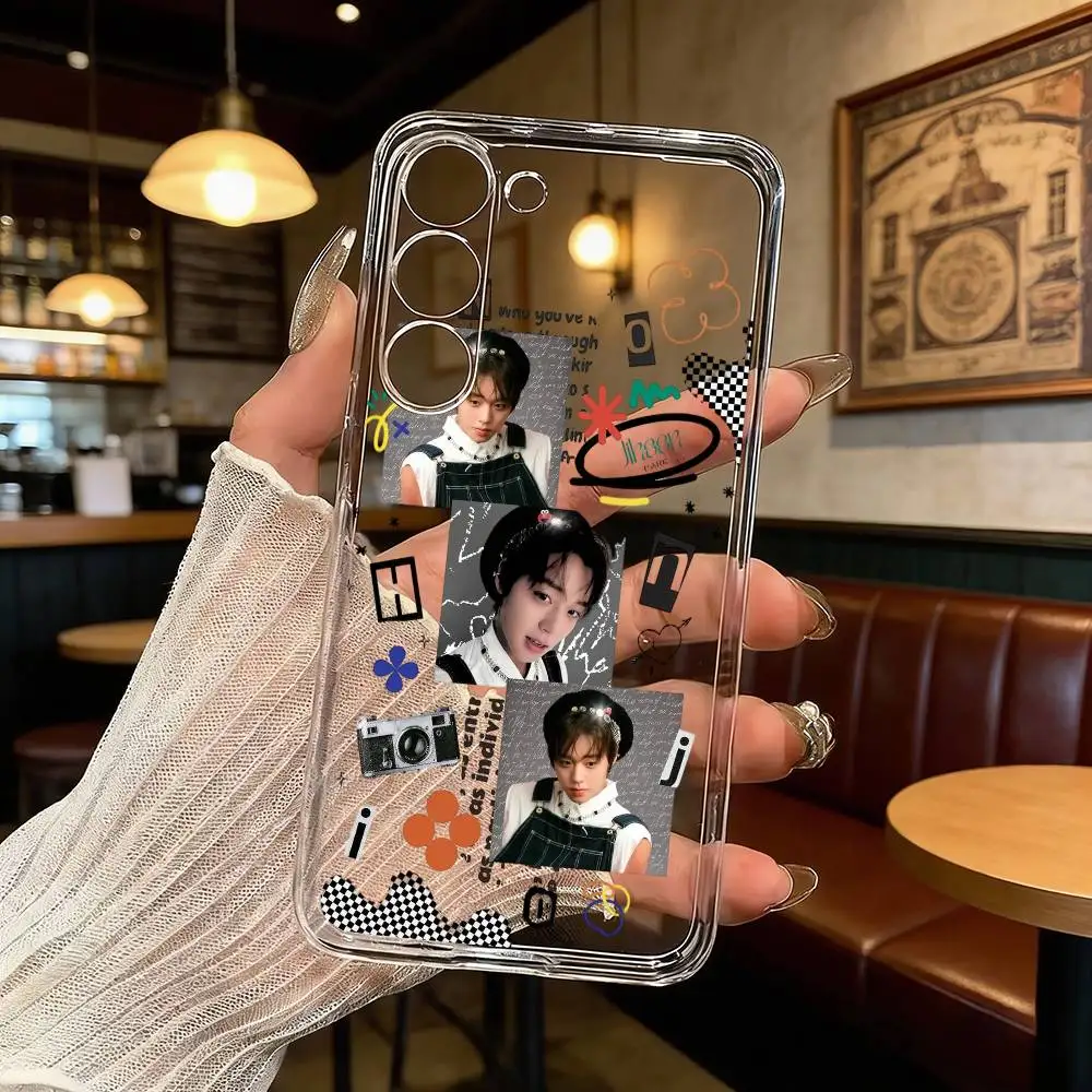 Фото Чехол для телефона P-Park J-Jihoon W-Weak H-Hero для Samsung Galaxy A71, A70, A52, A51, A40, A30, прозрачный чехол №4