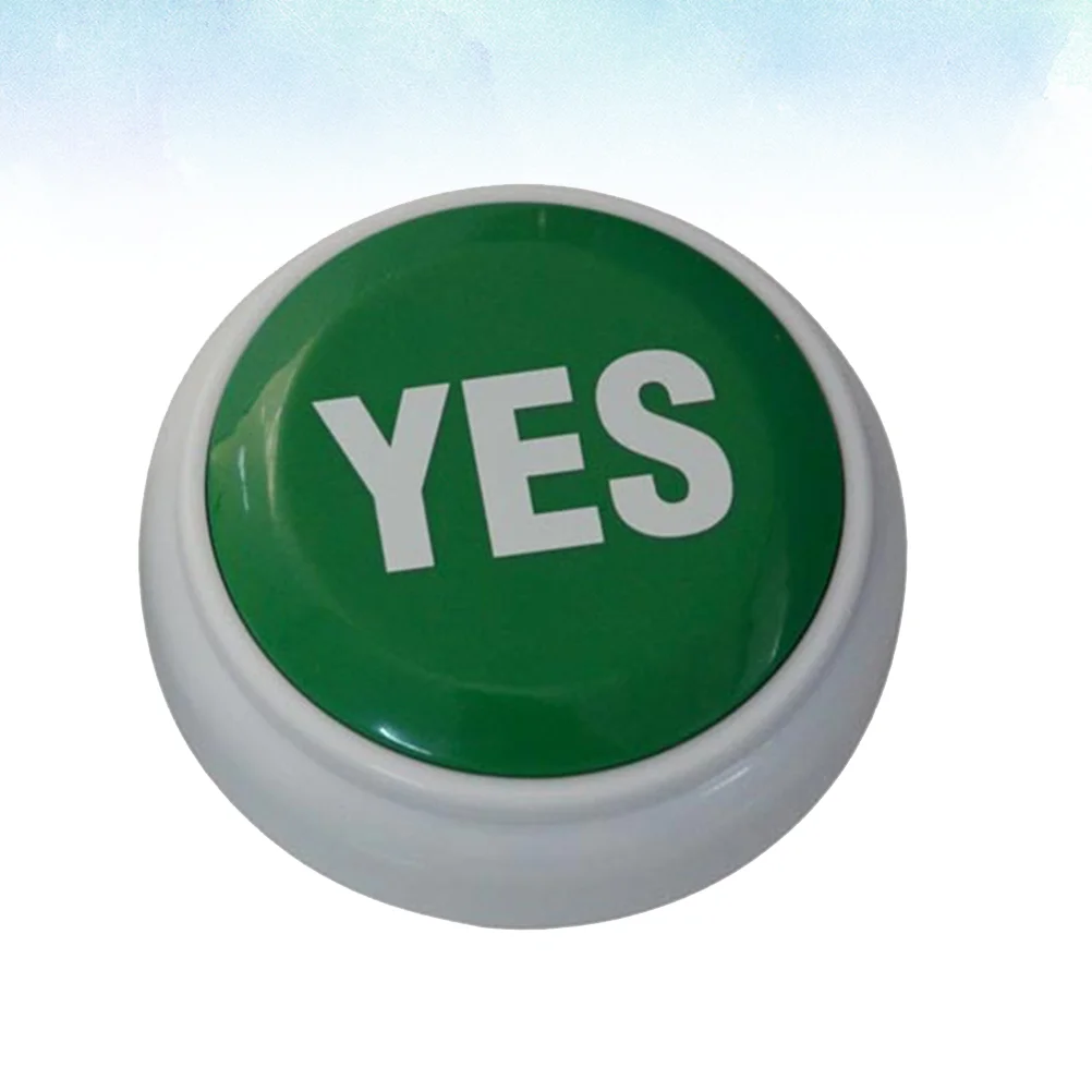 

Yes Sound Button Answer Game Buzzer Desktop Sound Board Games Gift for Quiz Contest Without ( Seven Type Sounds )