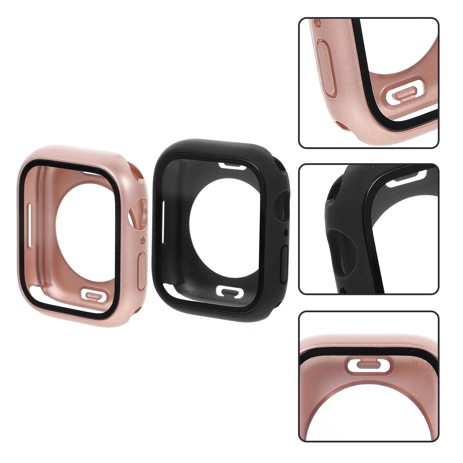 

2pcs Watch Protectors Smartwatch Protection Covers Anti-scratch Watch Shells