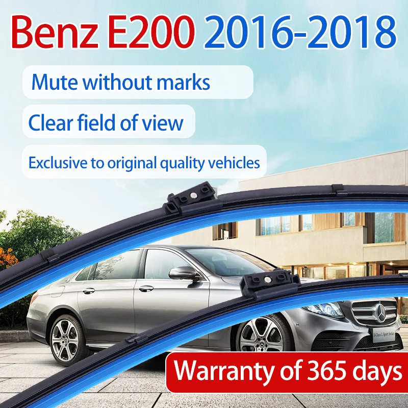

Автомобильные бескаркасные силиконовые стеклоочистители ShangKeWen для Benz E200, универсальные стеклоочистители с шумоподавлением, аксессуары дл...