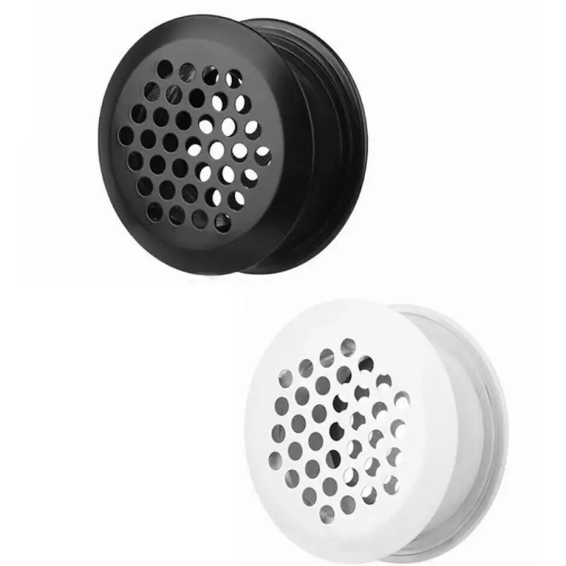 

Round cabinet Air duct Vent Dia.19mm-53mm Steel Louver Mesh Hole plug decoration cover Wardrobe grille ventilation systems
