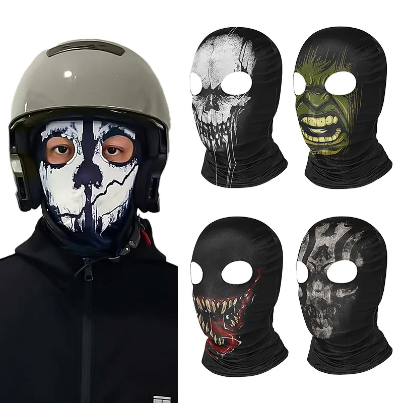 

Balaclava Ghost Skeleton Mask Call of Duty Skull Skiing Headwear Scarf Hood Outdoor Hiking Windproof Dustproof Motorcycle Helmet