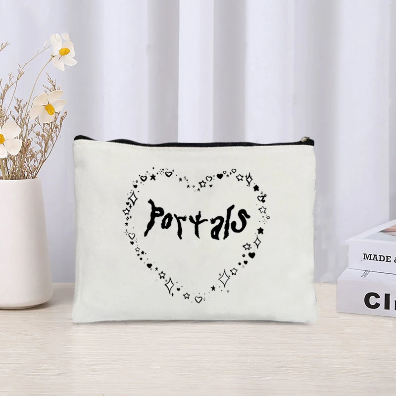 Женская косметичка с рисунком музыкального альбома melie дорожная для губной