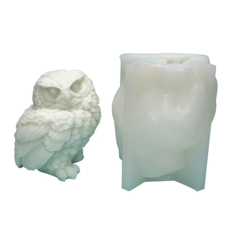 

Owl Shaped DIY Candle Molds Silicone Material Perfect Gift for Hand-Making Lover Drop Shipping