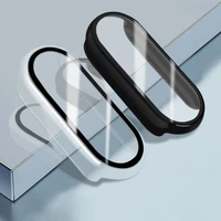 case cover for xiaomi mi band 7 5 6 4 3 7nfc screen protector with shell case on miband 7 6 5 4 3 smart wristband accessories