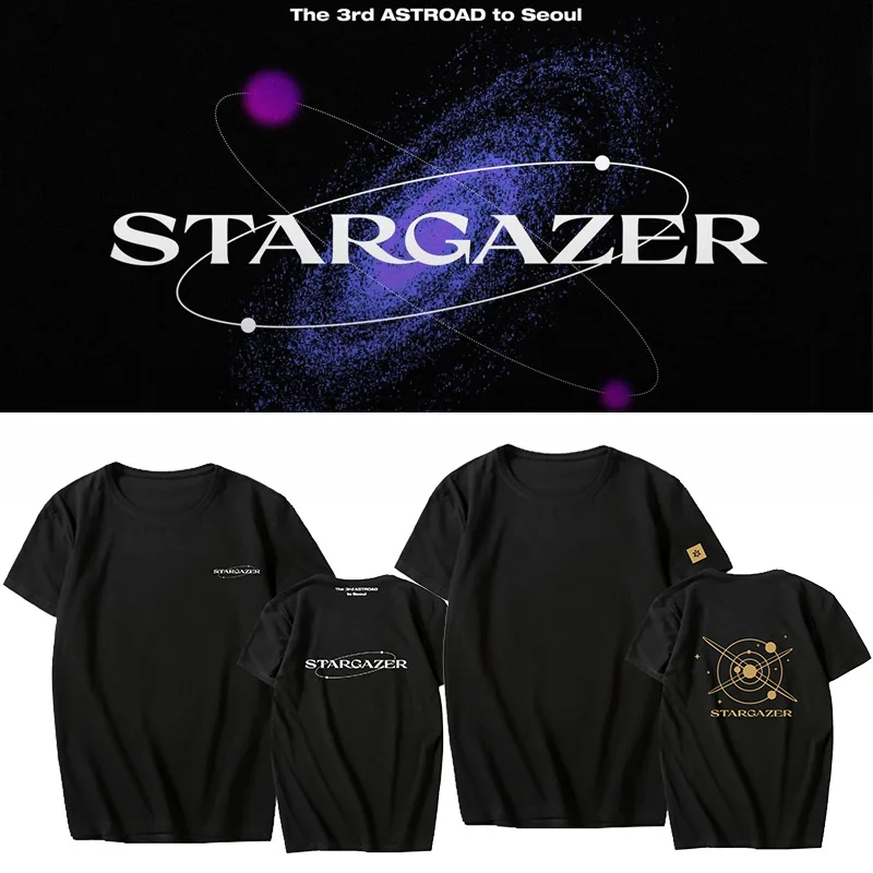 

Футболка ASTRO STARGAZER, хлопковая, футболки для фанатов, для выступлений
