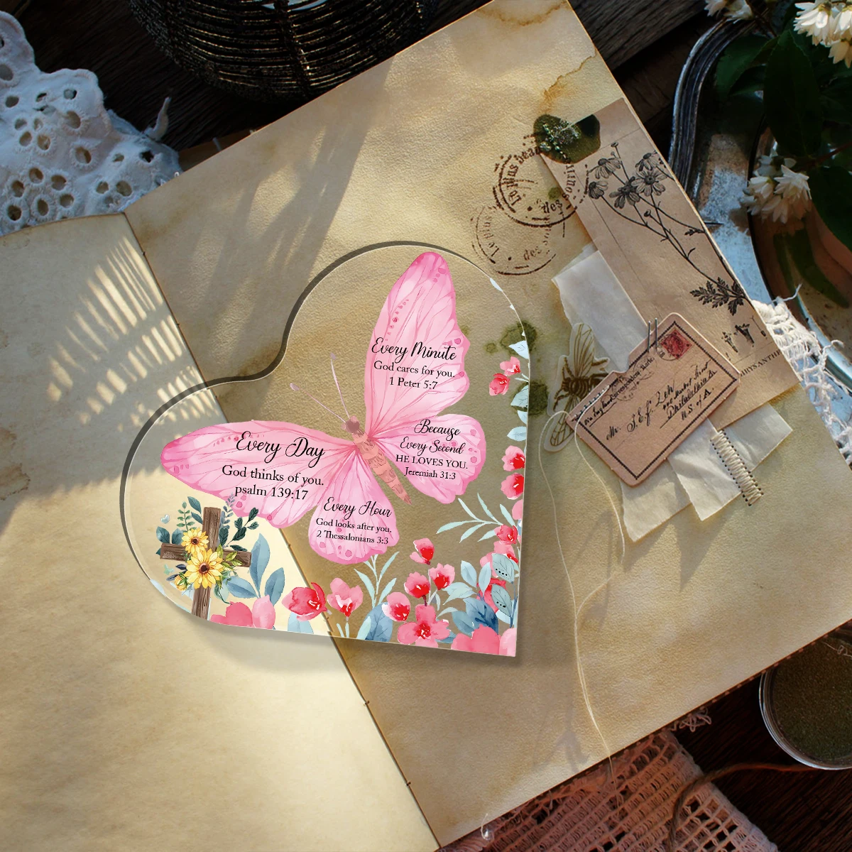 1PC Yakli Сердечная табличка День Святого Валентина украшенная логотипом Сердце