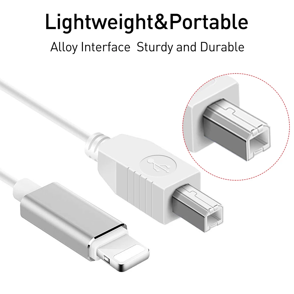 Адаптер dyplay 8Pin 1 5 м Тип B USB OTG кабель папа-папа для iPhone iPad к электронному