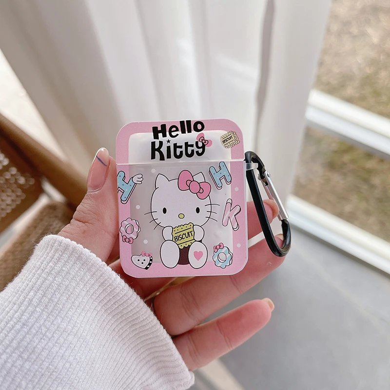 Чехол для наушников Hello Kitty Kuromi милый мягкий чехол с японским мультяшным рисунком