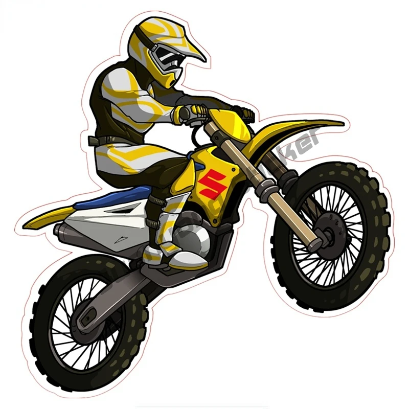 

Motorcyclist Rider Motorcycle Car Sticker Biker on Board Creative Stickers Auto Cover Scratches Decoration Decals PVC13x13cm