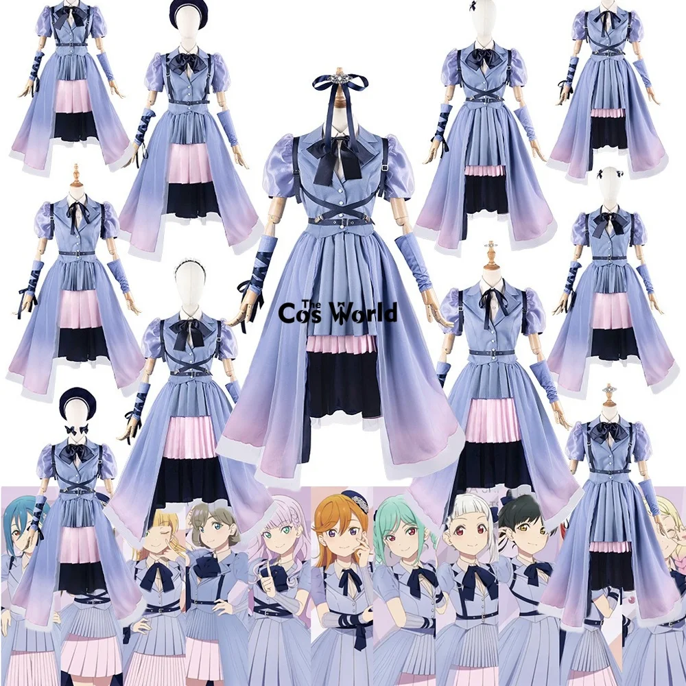 Love Live Superstar Liella Jump Into the New World Shibuya Kanon Tang Keke Arashi Chisato Одежда Аниме Костюмы для