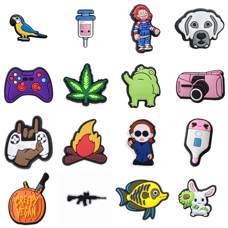 

Para Pins Girl Kids Men Wholesale Bulk Decorations for Crocs Boy Set Jeans Shoes Accessories Gifts Women Charm Shoe Charms Packs