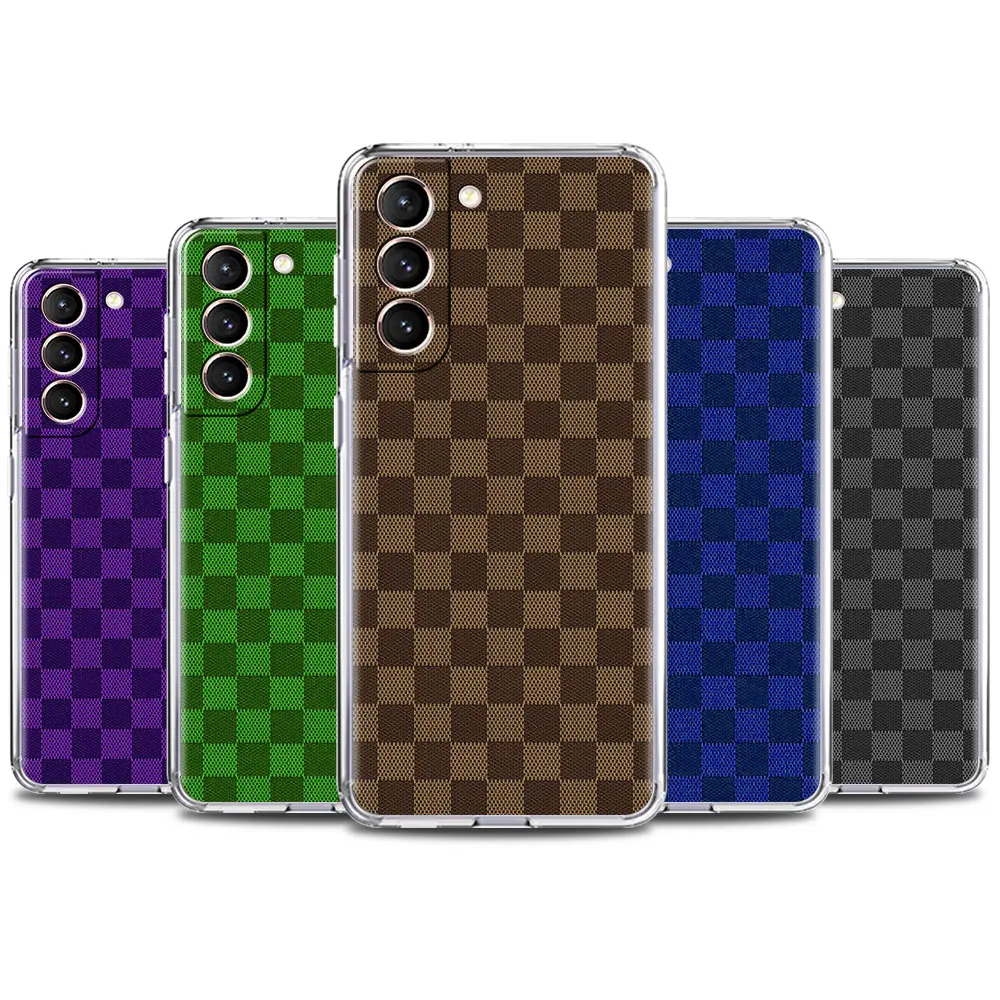 

Luxury Leather Case For Samsung Galaxy S22 ultra S21+ S20FE S10 Lite S10e S9 S8 Plus s7 edge S30 Luxury Soft TPU Phone Cover