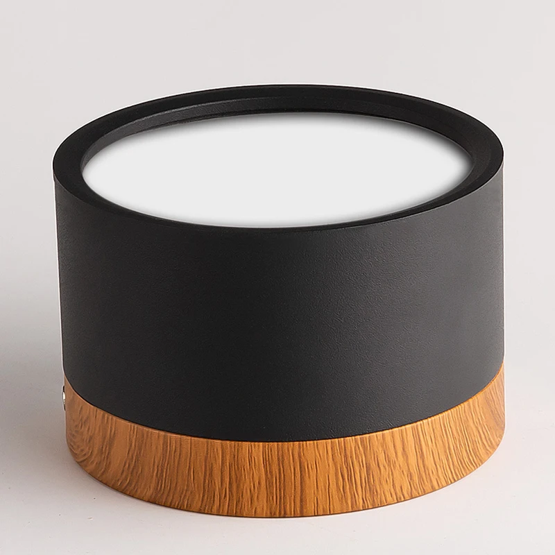 Светодиодные лампы Macaron Wood Art для поверхностного монтажа многоцветные трубчатые