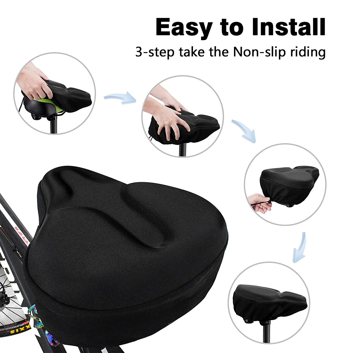 Подушка для велосипедного сиденья-чехол сиденья и велотренажера Peloton Cruiser