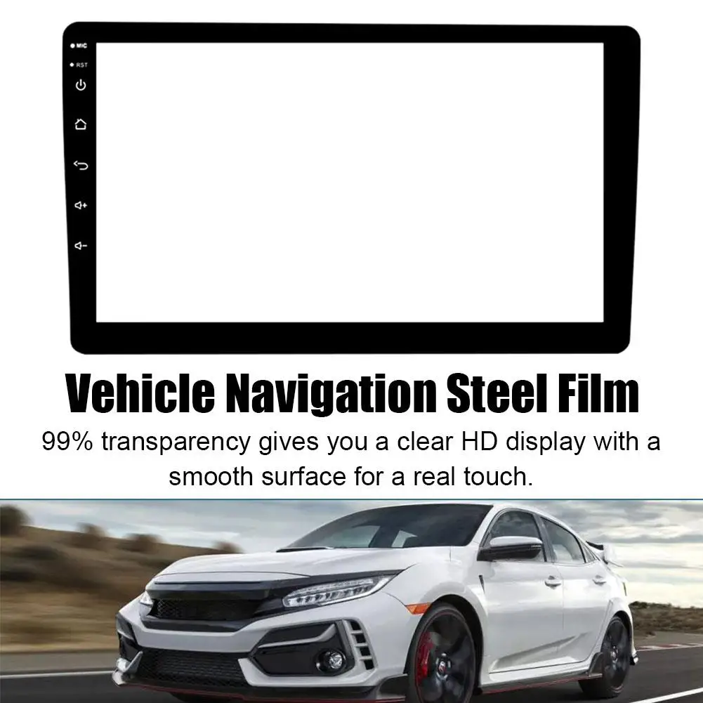 

Car Radio Tempered Glass Protective Film Car Sticker For 9 And 10.1 Inch Radio Stereo GPS Full LCD Screen Protector D0N9