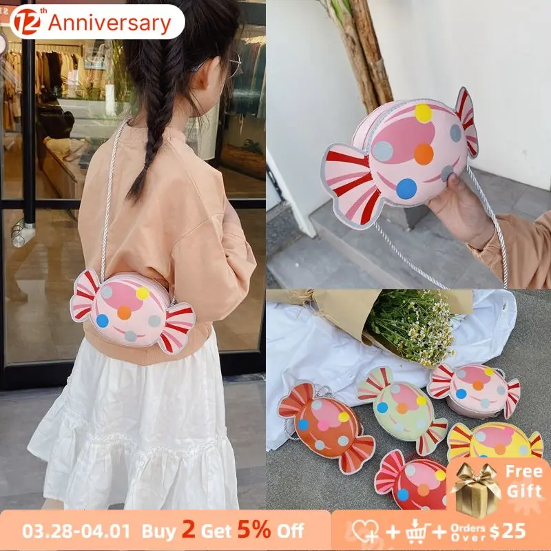

Cartoon Children Girls PU Leather Mini Shoulder Bag Lovely Candy Baby Small Money Holder Wallet Kids Crossbody Bags Coin Pouch