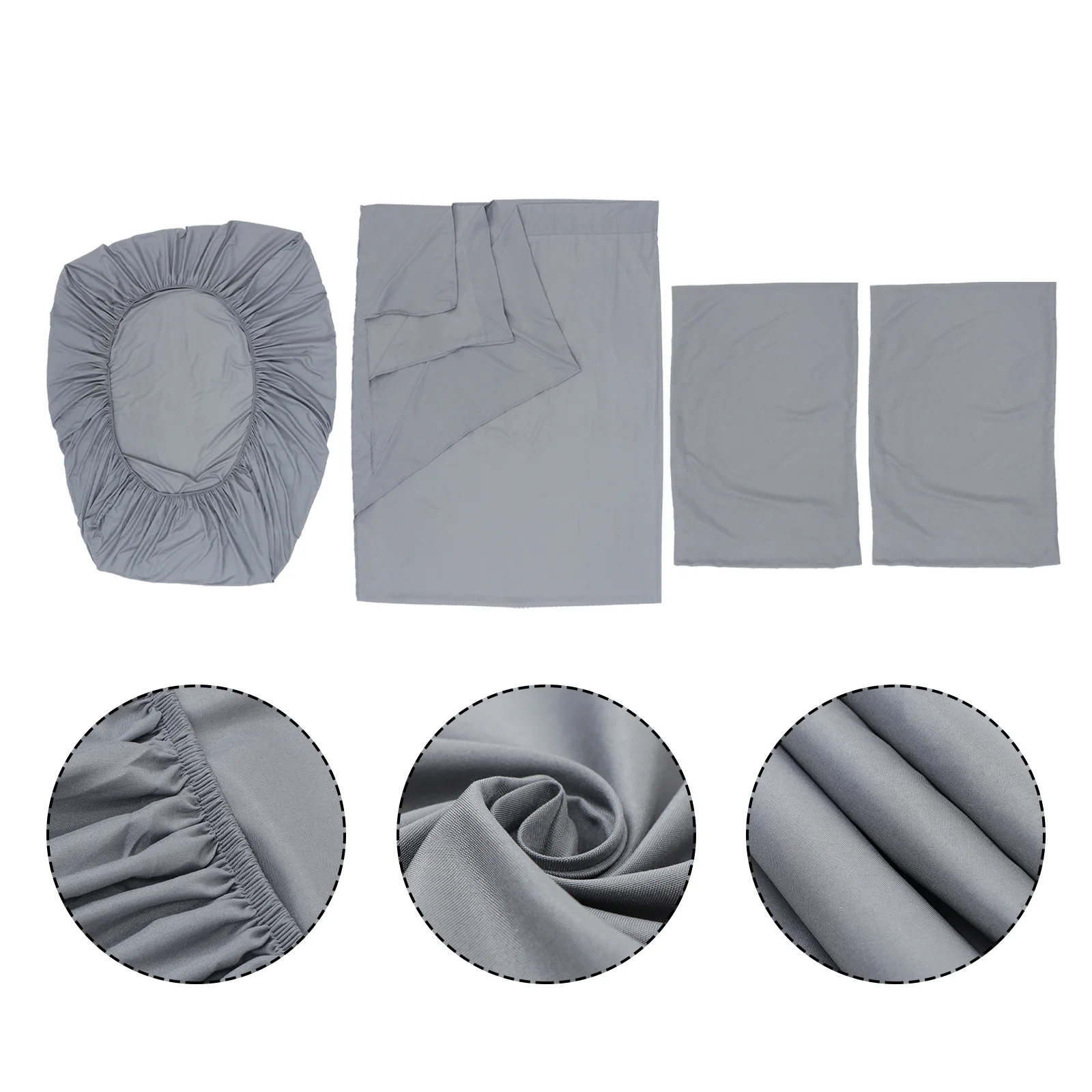 

4pcs Quilt Pillow Cover Set Pillow Cover Fitted Sheet Bedding Quilt Cover Set