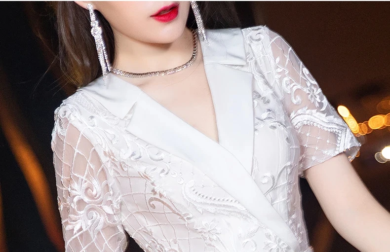 Женское летнее офисное платье с коротким рукавом