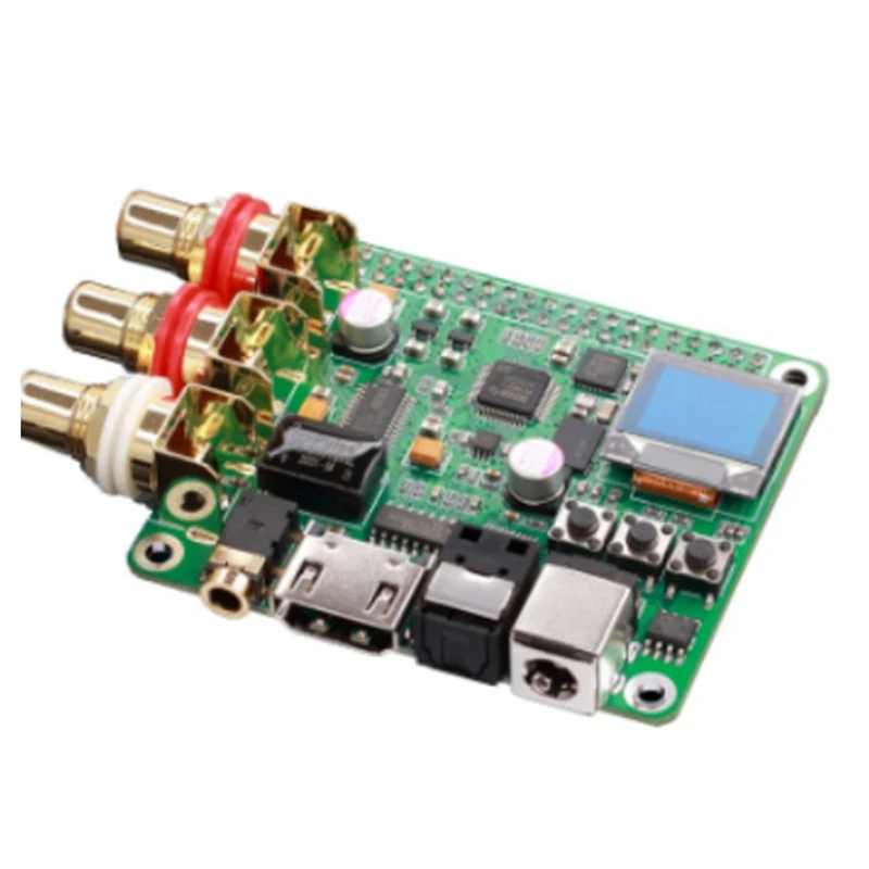 

1 шт., плата аудио декодера Raspberry Pi DAC для Raspberry Pi 3B 3B + 4B